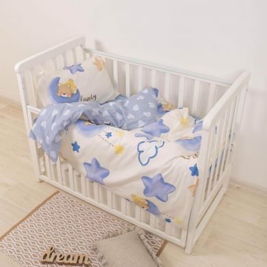 Фото Комплект білизни в дитяче ліжечко Viluta Сатин Твіл №621 простирадло на резинці