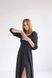 Фото №2 з 11 товару Жіноча сукня міді Софт Чорний Горошок 128/23 чорний горошок