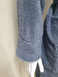 Фото №3 з 7 товару Чоловічий теплий халат з каптуром велсофт Welsoft Zeron Grey