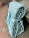 Фото №3 из 6 товара Жаккардовая махровая простынь-покрывало TAC 100% хлопок Lyon Mint Мятная