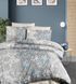 Постельное белье First Choice De Luxe Ранфорс 100% Хлопок Polca Grey Евро
