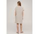 Фото №8 з 10 товару Жіноча коротка лляна сукня SoundSleep Linen Натуральна