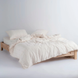Фото №1 из 4 товара Комплект постельного белья Limasso Stonewashed Encorte Snow White Вареный Хлопок