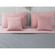 Фото №5 з 5 товару Декоративна подушка Руно Velour Pink and Grey Ромб