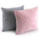 Фото №3 з 5 товару Декоративна подушка Руно Velour Pink and Grey Ромб