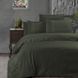 Фото №1 з 3 товару Комплект постільної білизни Gala Dark Green Ранфорс Люкс First Сhoice m018482