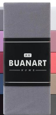 Фото Трикотажная простыня на резинке Турция Buanart Gri Серая
