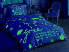Фото Комплект постельного белья TAC Disney 100% Хлопок Frozen 2 Free Spirit Холодное сердце светится в темноте