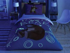 Фото Постільна білизна TAC Disney Masha & The Bear Galaxy Ranforce Ранфорс 100% Бавовна