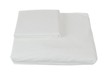 Фото Простынь на резинке SoundSleep Shine Сатин White Белая