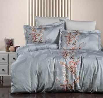 Фото Сатинова постільна білизна First Choice Cotton Satin Albert Grey 40627 40627 40628
