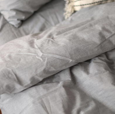 Фото Комплект постельного белья Viluta Вареный Хлопок Tiare Wash 36 Серый