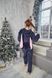 Фото №3 з 6 товару Домашній костюм-піжама Зайка Welsoft Графіт 9015