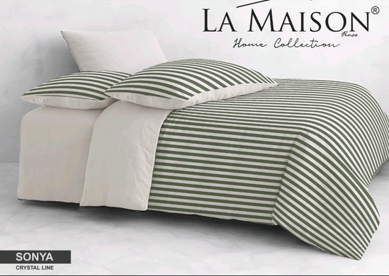 Фото Постельное белье из вареного хлопка La Maison Stonewashed Sonya Crystal Line