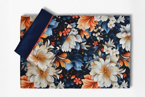 Фото Комплект постільної білизни Moss Digital Satin Sultan Lacivert 41030