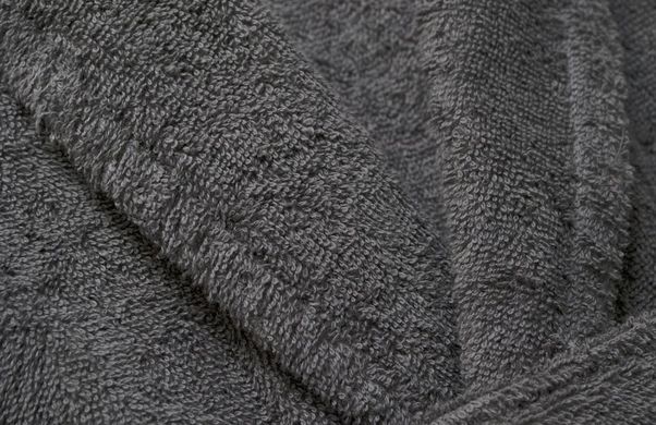 Фото Махровый шалевый халат Унисекс Lotus Basic Line Antrasit Темно-серый