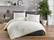 Фото №1 из 3 товара Сатиновое постельное белье с вышивкой Satin Deluxe Antrasit 100% Хлопок