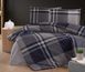 Фото №1 з 2 товару Постільна білизна First Choice Veldor Navy Blue Фланель 100% Бавовна 20544564 2064567