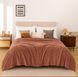 Фото №1 з 3 товару Плед Wellsoft флісовий Love You Однотонний Бежевий 8196