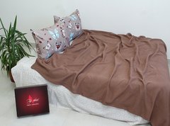 Фото Комплект постельного белья ТМ Tag Pike Braid с Вафельным Пике Кофейный NP-08
