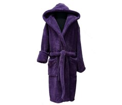 Фото Подростковый махровый халат c капюшоном Welsoft Zeron Фиолетовый