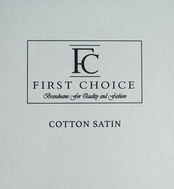 Фото Сатинова постільна білизна First Choice Cotton Satin Delmor Cream