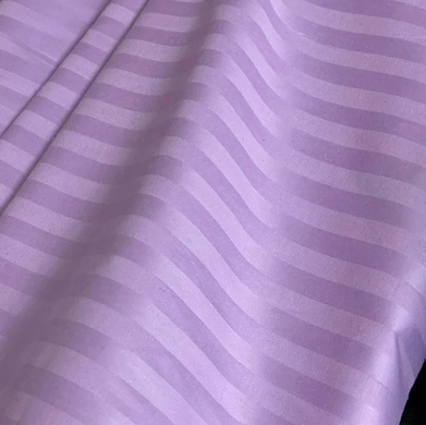 Фото Комплект постельного белья ТМ Tag Satin Stripe 100% Хлопок Лаванда ST-1042
