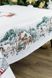 Фото №11 из 13 товара Скатерть новогодняя гобеленовая с велюром Прованс Зимний Город