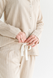 Фото №5 из 13 товара Женская пижама 100% Хлопок Lotus Home Charly Брюки + Кофта Бежевая