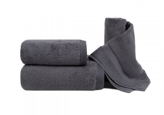 Фото Коврик-полотенце для ног 100% Хлопок Lotus Home Premium Microcotton Antrasit Антрацит