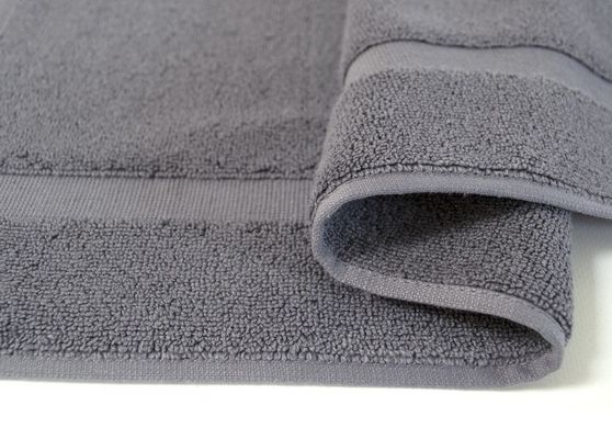 Фото Коврик-полотенце для ног 100% Хлопок Lotus Home Premium Microcotton Antrasit Антрацит