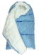 Фото №1 з 2 товару Конверт зимовий на блискавці Пуховичок 0-6 місяців Блакитний