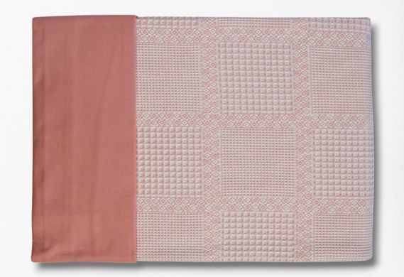 Фото Набор постельного белья с пледом Ранфорс Issimo Summerpunch Blush