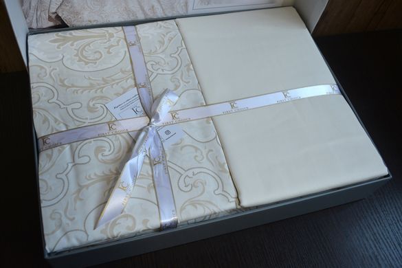 Фото Сатиновое постельное белье First Choice Cotton Satin Delmor Cream