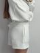 Фото №6 из 9 товара Молочные женские трикотажные шорты Хлопок Футер Петля
