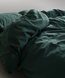 Фото №3 из 10 товара Комплект постельного белья Limasso Stonewashed Вареный Хлопок Dark Green