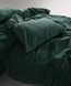 Фото №5 из 10 товара Комплект постельного белья Limasso Stonewashed Вареный Хлопок Dark Green