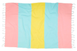 Фото №6 из 6 товара Пляжное полотенце пештемаль Barine Pestemal Block Peach-lt.blue-yellow