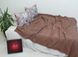 Фото №1 из 4 товара Комплект постельного белья ТМ Tag Pike Braid с Вафельным Пике Кофейный NP-08