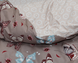 Фото №3 из 4 товара Комплект постельного белья ТМ TAG Сатин Кофейные Бабочки