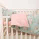 Фото №7 з 10 товару Комплект білизни в дитяче ліжечко Viluta Сатин Твіл №622 простирадло на резинці