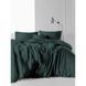 Фото №1 з 3 товару Однотонна постільна білизна 100% Бавовна SoundSleep Stonewash Muslin Dark Green 93197670