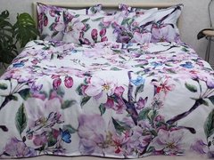 Фото Комплект постельного белья ТМ TAG Сатин Premium Цветущий Сад PT-019