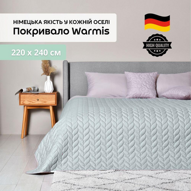 Фото Покривало двостороннє стьобане Lux Warmis Ideia М'ята