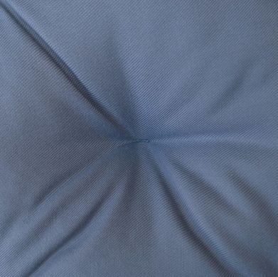 Фото Подушка декоративна для стільця однотонна Прованс Сіро-Блакитна