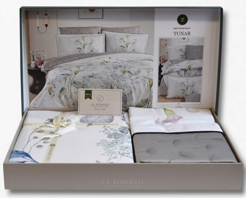 Фото Постільна білизна La Romano Premium Satin Єгипетська бавовна Lunar Grey m019573