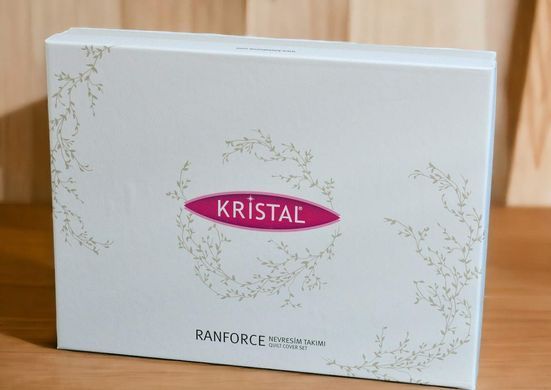 Фото Комплект постільної білизни Kristal Ранфорс Elvin Mavi 40392
