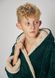 Фото №4 з 11 товару Дитячий махровий халат для хлопчика з каптуром Welsoft Зелений 4000