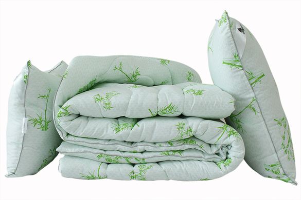 Фото Пуховое одеяло + 2 подушки 70х70 Tag Eкo Пух Eco-Bamboo White