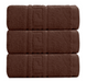 Фото №2 из 6 товара Шоколадное махровое полотенце Версаче Ideia 100% Хлопок 380г